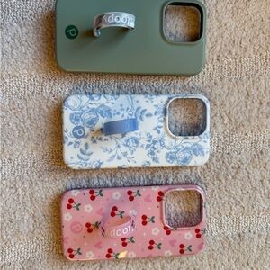 Loopy Cases Iphone 13 Pro - Green, Blue, and Pink - buy together or separate